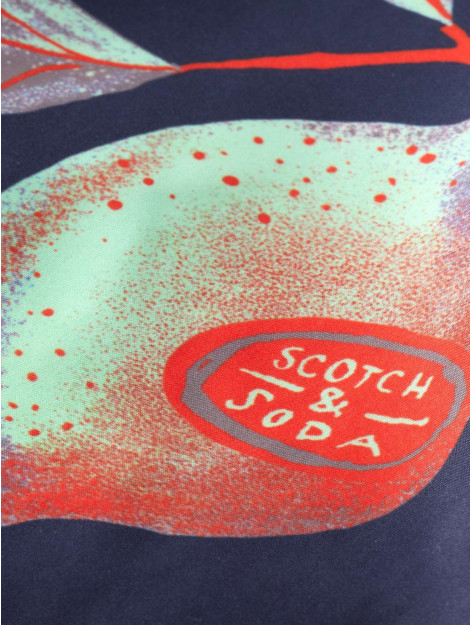 Scotch & Soda Mid length printed swimshort multi fruits aop 172414-5990 large