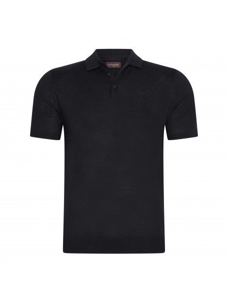 Cappuccino Italia Plain polo CAP-PO-PLA-BLK-XL large