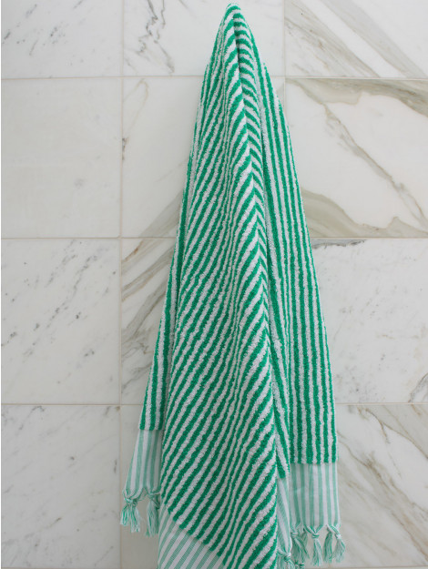 Ottomania  Towel striped 17x9 cm  Towel striped 170x90 cm  large