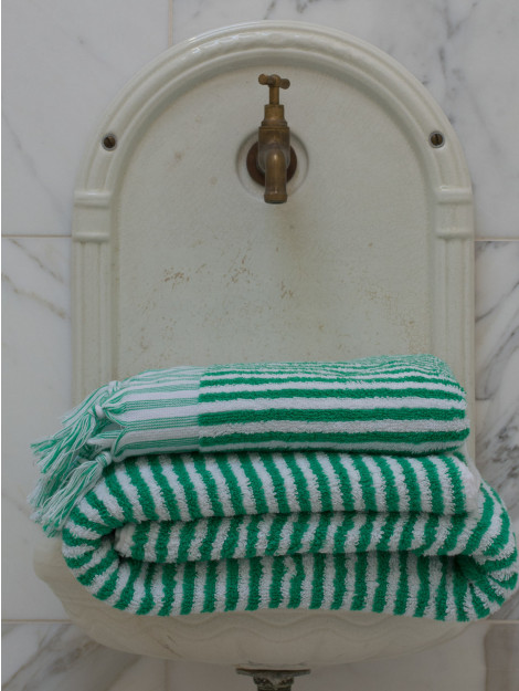 Ottomania  Towel striped 17x9 cm  Towel striped 170x90 cm  large