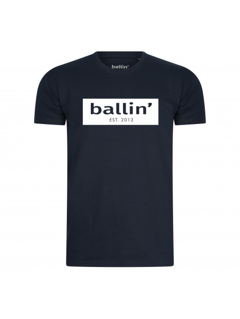 Ballin Est. 2013 Cut out logo shirt SH-H00123-NVY-L large