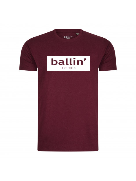 Ballin Est. 2013 Cut out logo shirt SH-H00123-BURG-M large