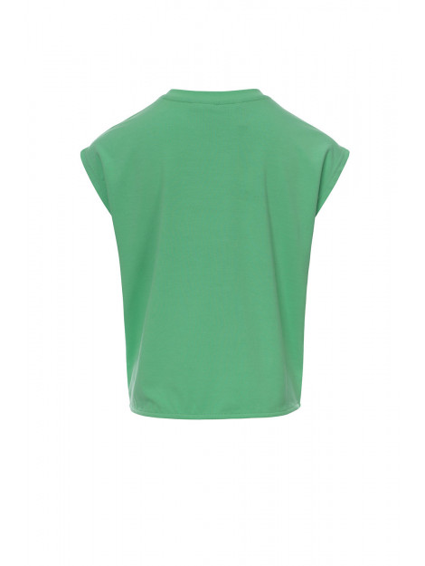 Looxs Revolution Viscose knoop t-shirt green voor meisjes in de kleur 2313-5498-299 large Looxs Revolution Viscose knoop t-shirt green voor meisjes in de kleur 2313-5498-299 large