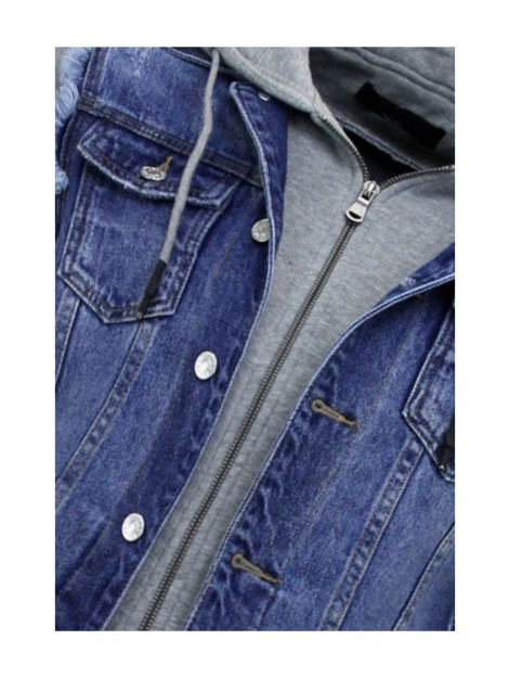 Enos Spijkerjack met stoffen mouwen rj9101 RJ-9101 large