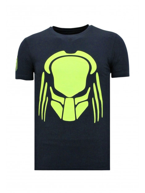 Local Fanatic T-shirt met opdruk predator neon print 11-6396B large