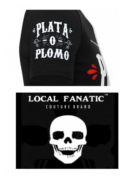 Local Fanatic Plata o plomo narcos t-shirt 11-6461 large