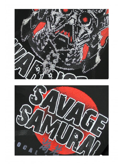Local Fanatic Savage samurai merk t-shirt 11-6327Z large