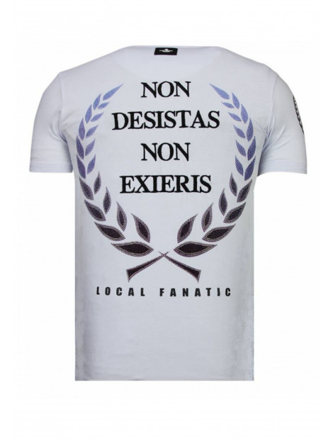 Local Fanatic Skull originals rhinestone t-shirt 13-6224W large