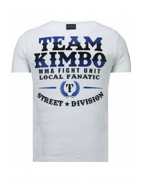 Local Fanatic Kimbo slice rhinestone t-shirt 5766W large