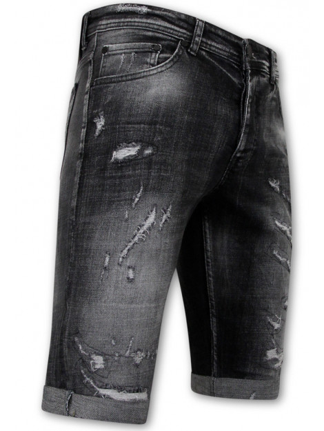 Local Fanatic Destroyed shorts with paint splatter slim fit LF-SHRT-1086 large