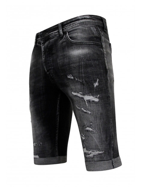 Local Fanatic Destroyed shorts with paint splatter slim fit LF-SHRT-1086 large