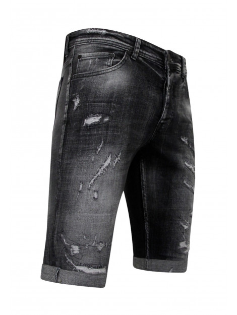 Local Fanatic Destroyed shorts with paint splatter slim fit LF-SHRT-1086 large