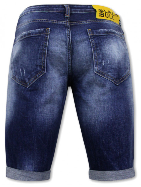 Local Fanatic Blue ripped shorts slim fit LF-SHRT-1081 large