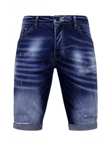 Local Fanatic Blue ripped shorts slim fit LF-SHRT-1081 large