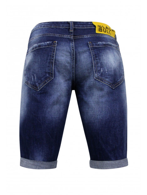 Local Fanatic Blue ripped shorts slim fit LF-SHRT-1081 large