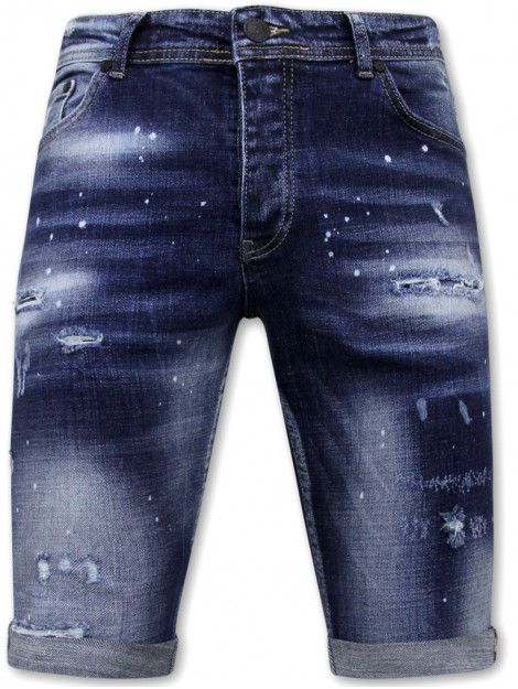 Local Fanatic Designer shorts h paint splatter slim fit LF-SHRT-1072 large