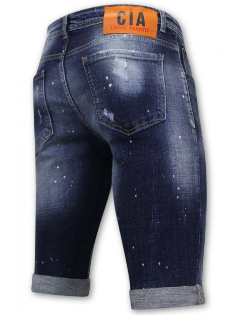 Local Fanatic Designer shorts h paint splatter slim fit LF-SHRT-1072 large