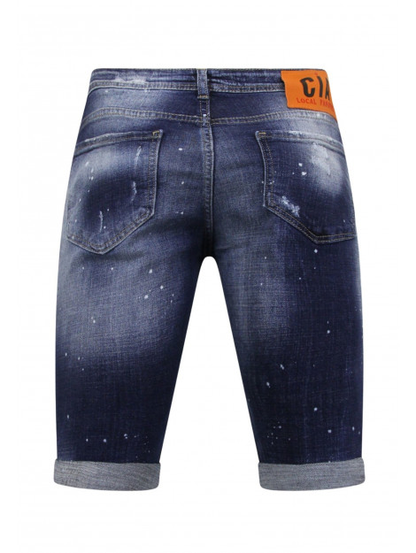 Local Fanatic Designer shorts h paint splatter slim fit LF-SHRT-1072 large