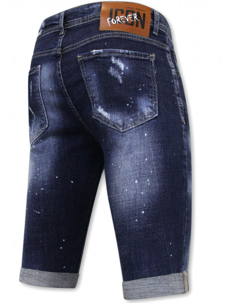 Local Fanatic Stretch short h paint splash slim fit LF-SHRT-1074 large