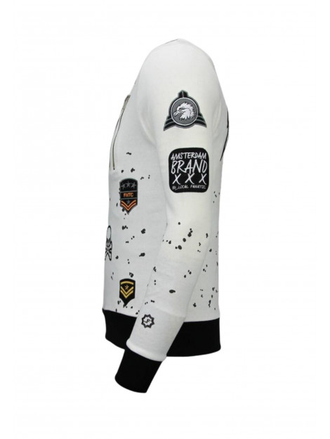 Local Fanatic Basic embroidery sweater patches LF-100W large