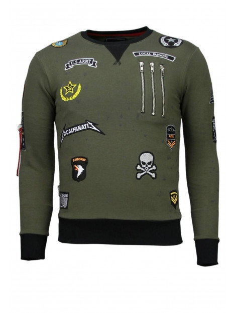 Local Fanatic Basic embroidery sweater patches LF-100G large