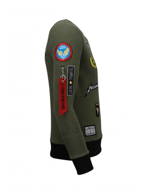 Local Fanatic Basic embroidery sweater patches LF-100G large