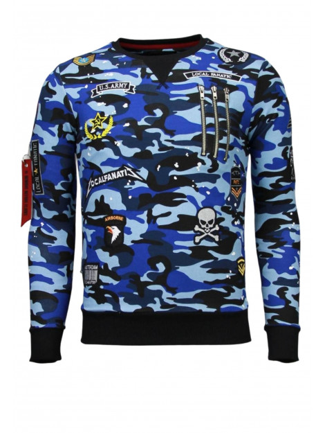 Local Fanatic Camo embroidery sweater patches LF-100B large Local Fanatic Camo embroidery sweater patches LF-100B large