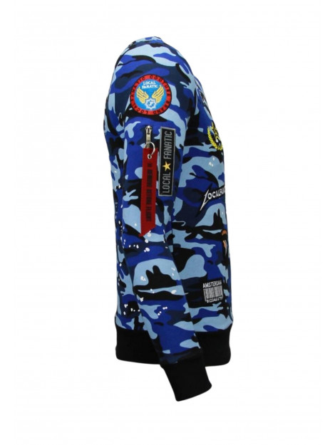 Local Fanatic Camo embroidery sweater patches LF-100B large Local Fanatic Camo embroidery sweater patches LF-100B large