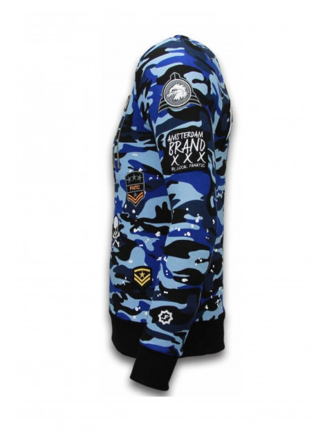 Local Fanatic Camo embroidery sweater patches LF-100B large Local Fanatic Camo embroidery sweater patches LF-100B large