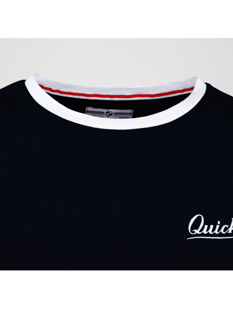 Q1905 T-shirt captain donker/wit QM2333142-695-1 large