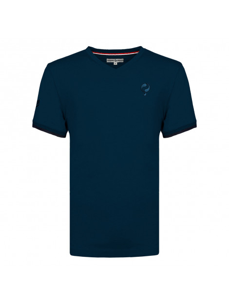 Q1905 T-shirt egmond marine blauw QM2321220-623-1 large