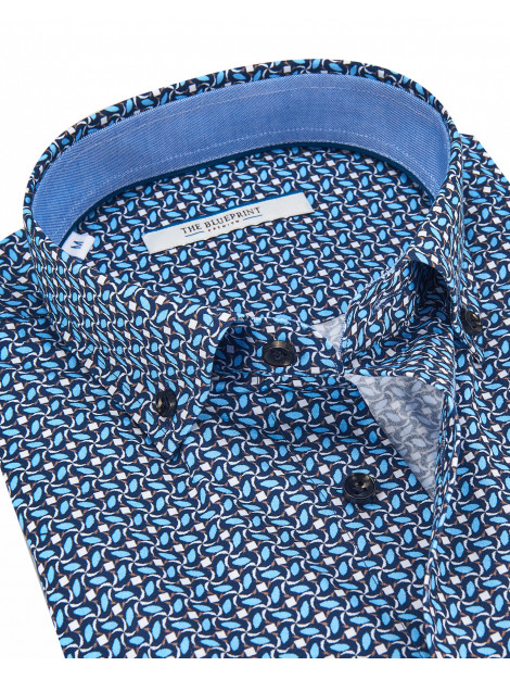 The Blueprint Trendy overhemd met lange mouwen 084501-001-XXXL large