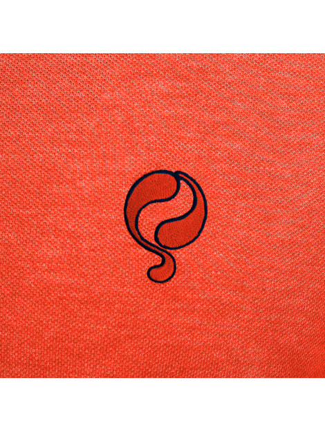 Q1905 Polo shirt willemstad koraal QM2333909-416-1 large