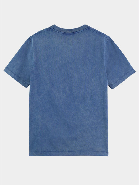 Scotch & Soda T-shirt korte mouw garment-dye logo artwork regul 169866/1149 172845 large