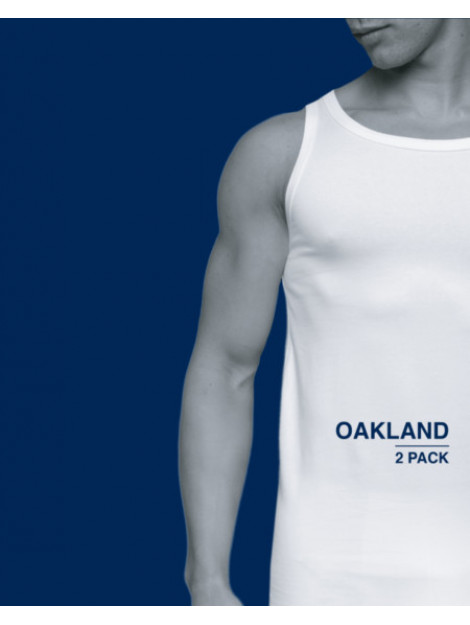 Alan Red oakland 6687-2 oakland 6687 / o-singlet-2pack body-fit Oakland 6687-2 large