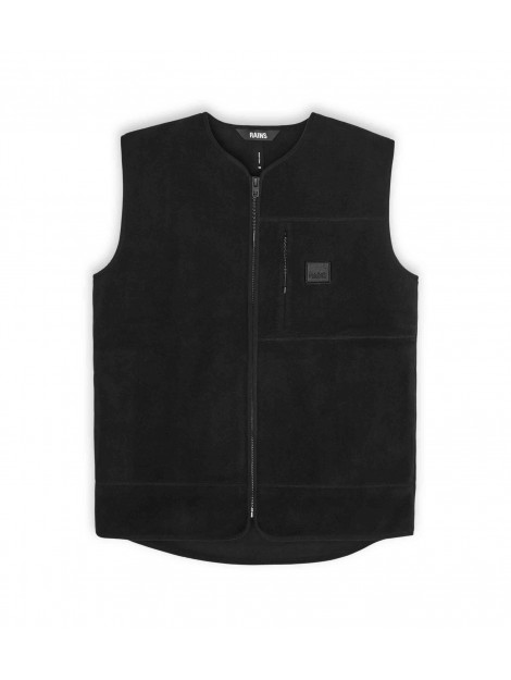 Rains 18510 fleece vest black 18510 large