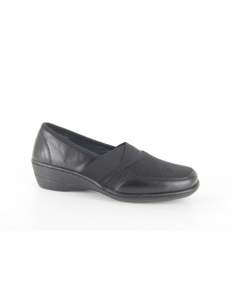 Q-Fit 6009.10 black dames instappers gekleed Q Fit Shoes 6009.10 BLACK large