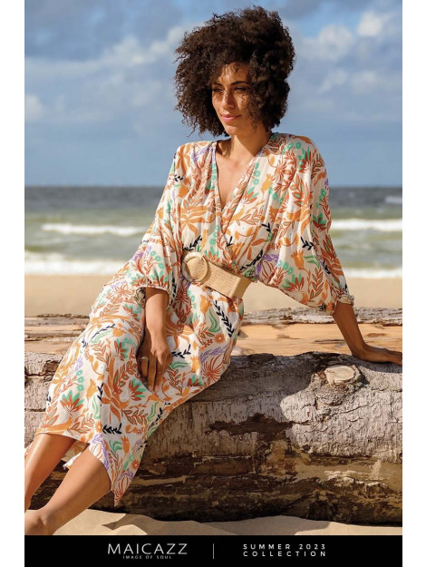 MAICAZZ Francesca jurk su23.40.309 botanic SU23.40.309 large