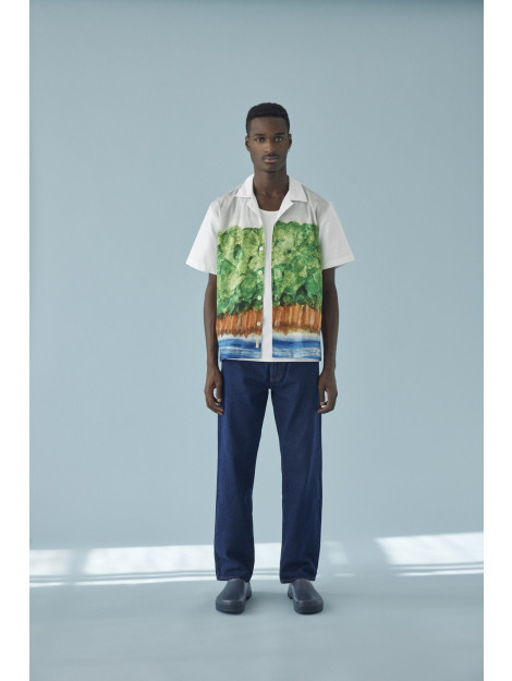 Foret F1002 leak shirt white f1002 large
