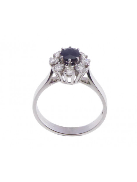 Christian Diamanten ring met saffier 0983J2-5676JC large
