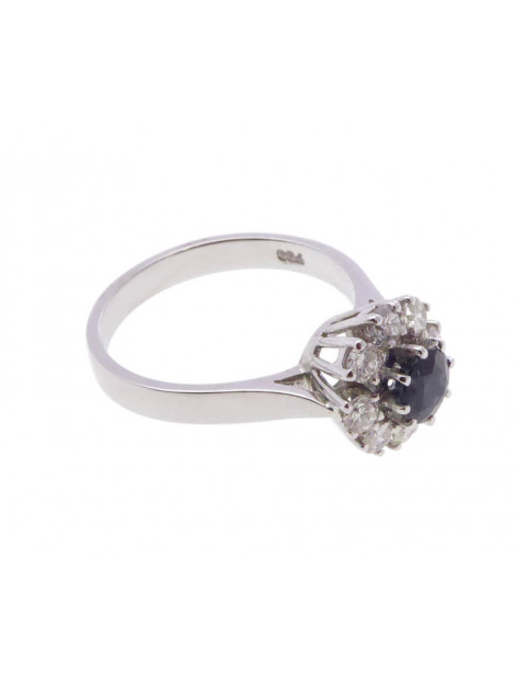 Christian Diamanten ring met saffier 0983J2-5676JC large