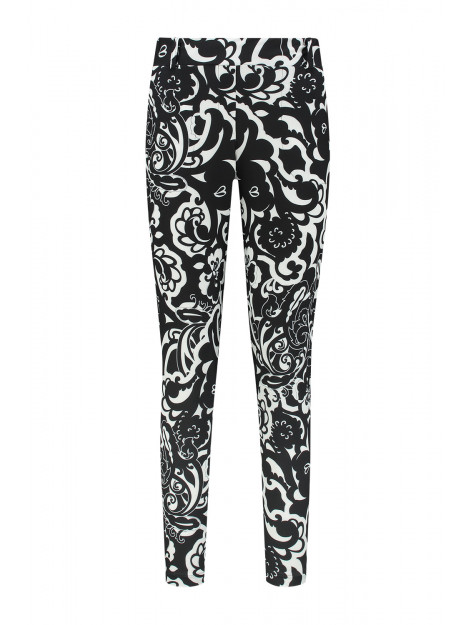 Helena Hart Broek print 7413fio fiore zwart/wit 7413fio large