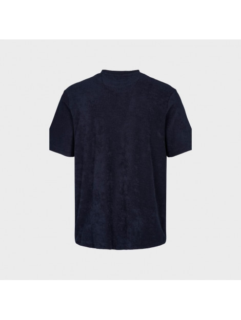 Kronstadt Ks3816 ledger organic terrycloth pocket tshirt navy ks3816 Ledger organic terrycloth pocket tshirt navy large