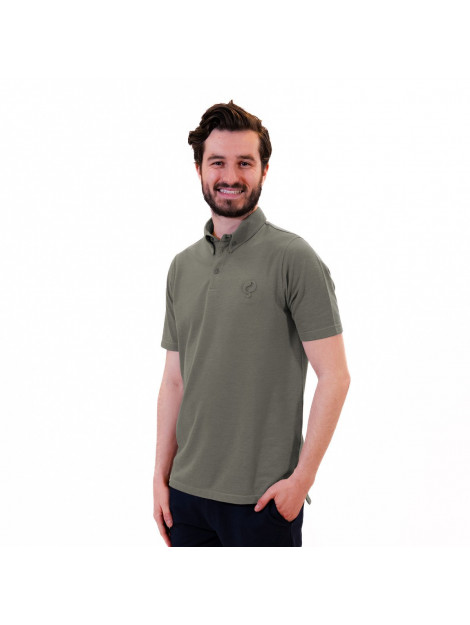 Q1905 Polo shirt oosterwijk donker QM2333621-107-1 large
