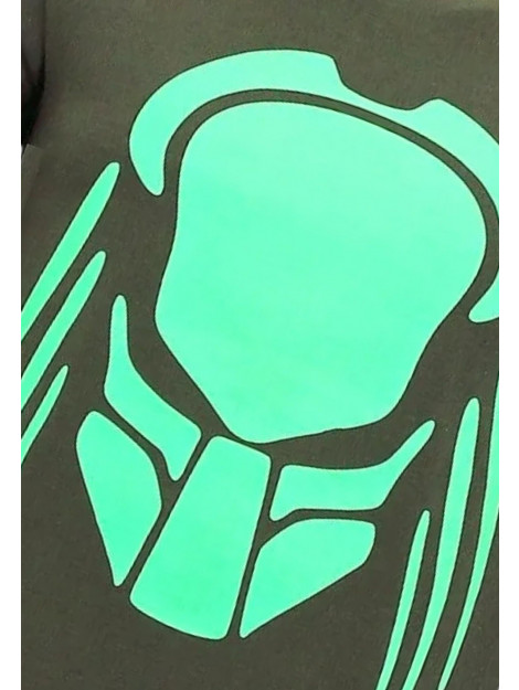 Local Fanatic T-shirt met print predator neon print 11-6396G large