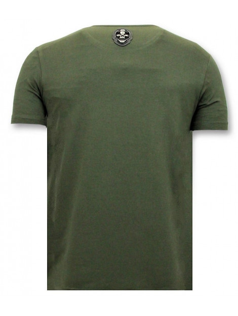 Local Fanatic T-shirt met print predator neon print 11-6396G large