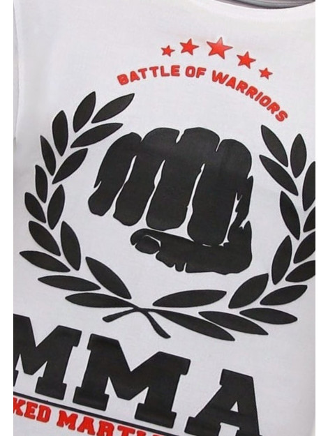 Local Fanatic T-shirt met print mma fighter nov-77 large