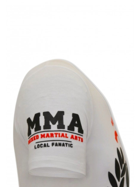 Local Fanatic T-shirt met print mma fighter nov-77 large