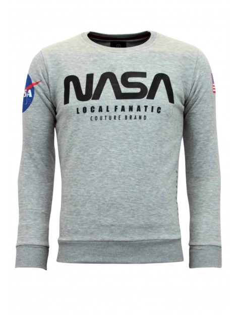 Local Fanatic Sweater nasa american flag 11-6412G large