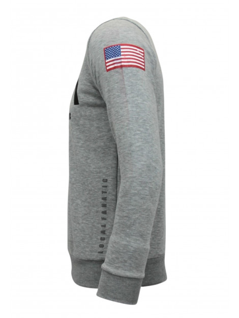 Local Fanatic Sweater nasa american flag 11-6412G large